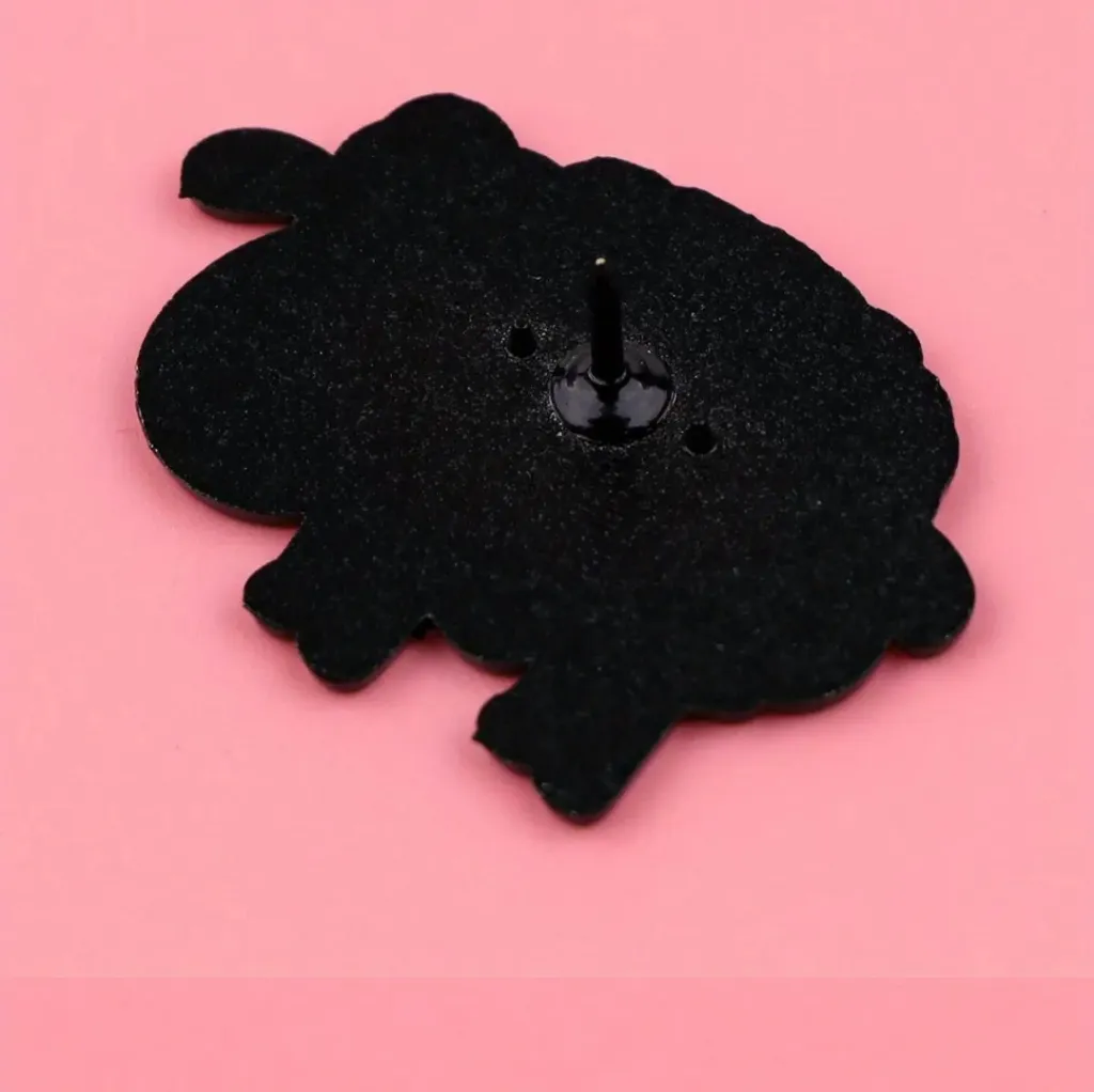 Zinc‎ Alloy Cartoon Sheep Enamel Pin, Christian Faith Jesus Brooch Black - Image 9