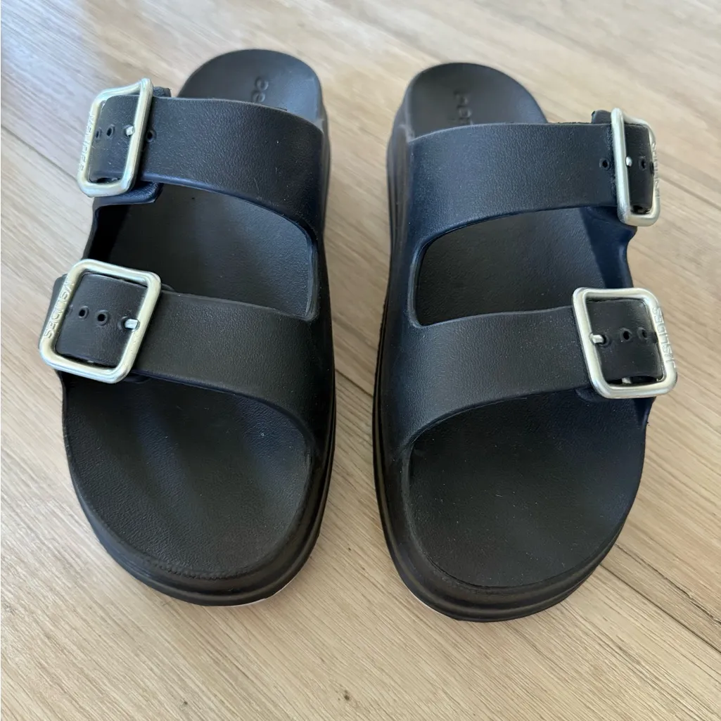 Beach Slides by J/Slides Black Size 9 - Image 3