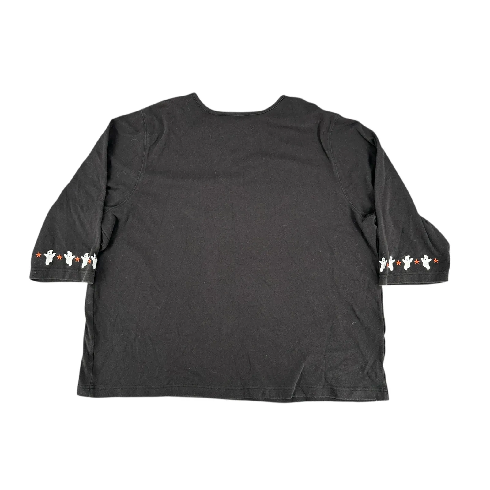 Hampshire Studio Black Vintage 90s Halloween Ghost V - Image 5