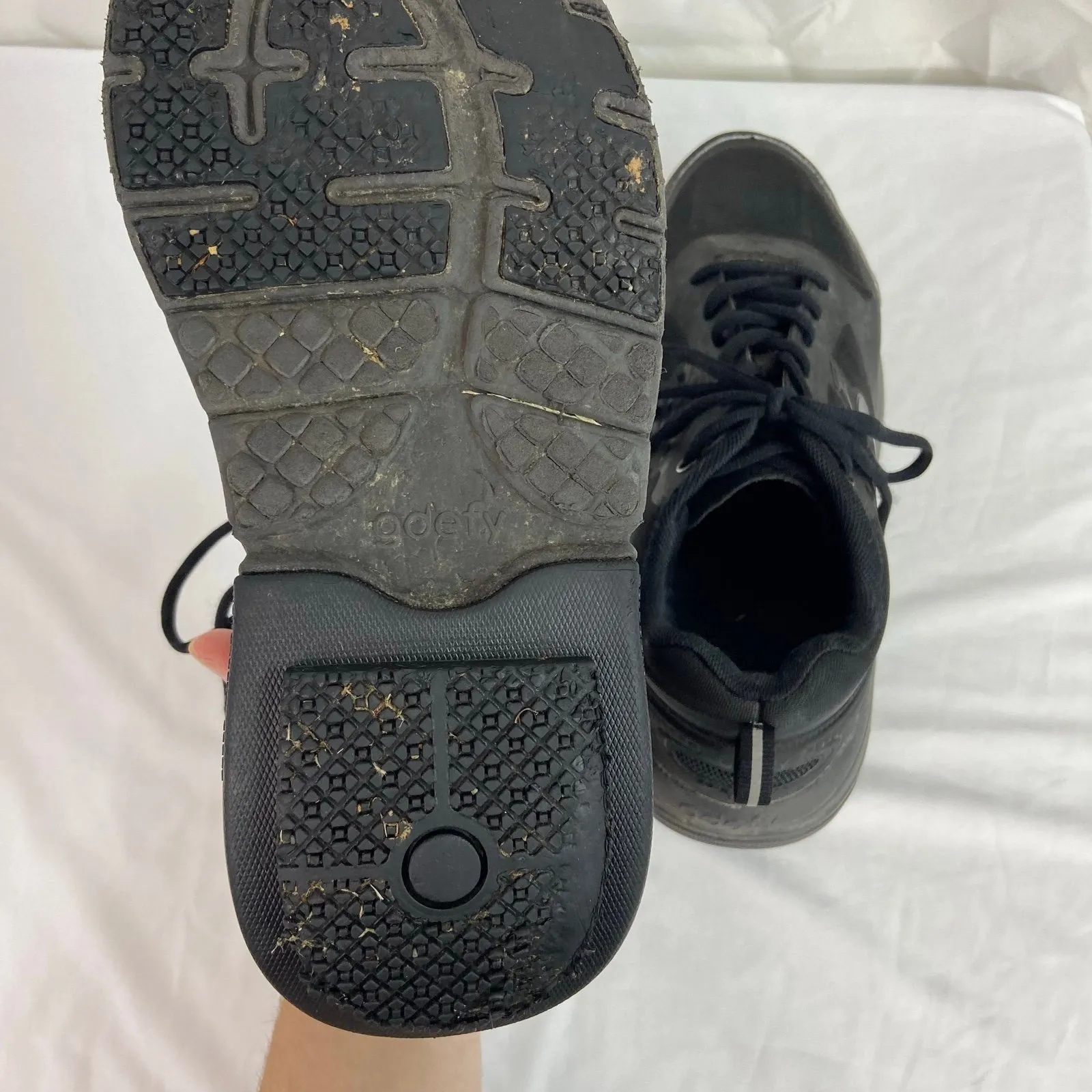 Gdefy women's gravity defyer mighty walk black lace up athletic sneakers shoes Size 10.5 - Image 5