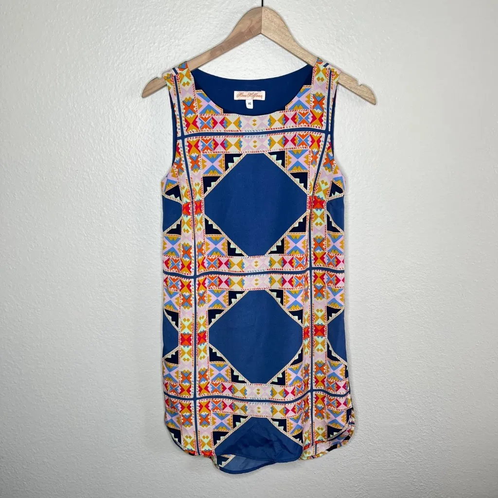 Mara Hoffman XS Multicolor Geometric Printed Sleeveless Tank Dress - Image 2