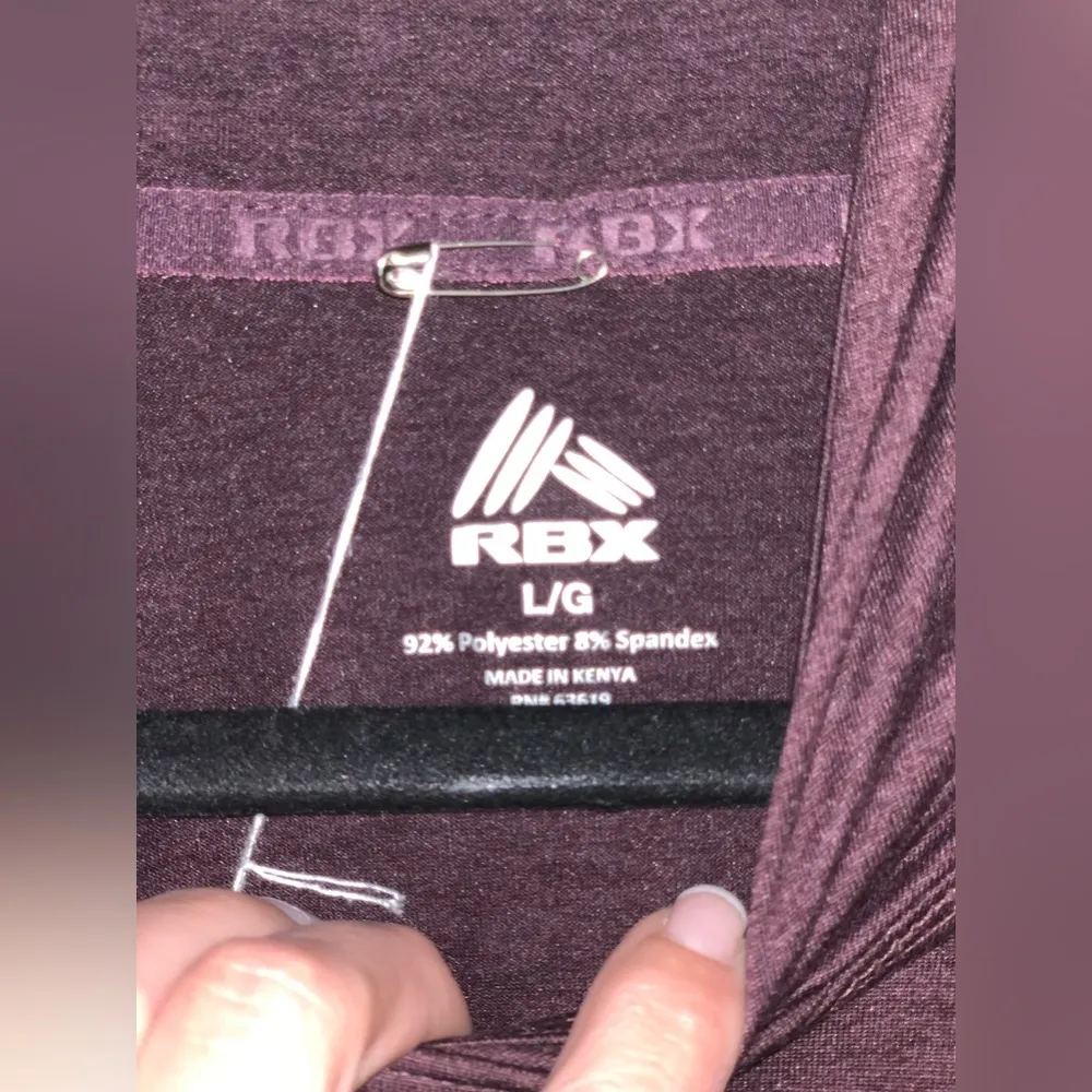 RBX Women's Maroon Hoodie Top. Size - Image 4