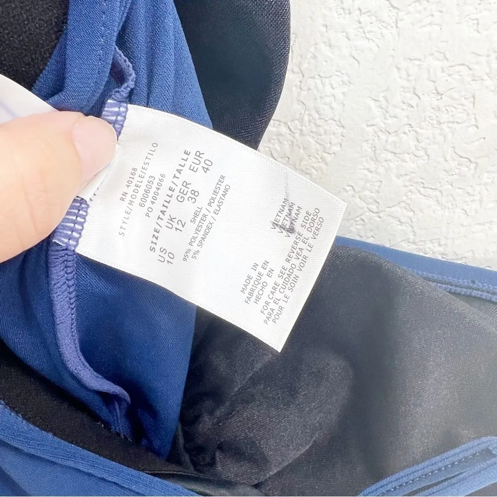 Magicsuit Blue Layered Tankini Swim Top Size 10 NWT - Image 5