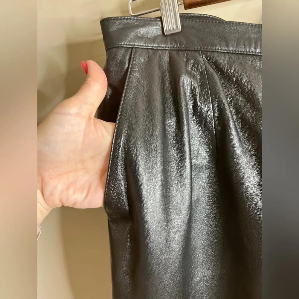 Vintage jones New York leather pants size 14 - Image 6