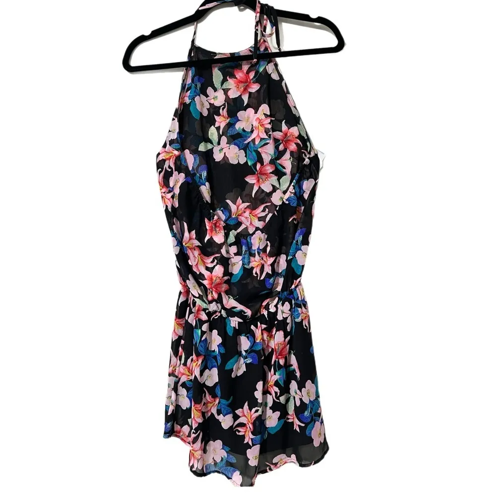 Show Me Your MuMu small Hammock Halter Scrunch Waist Dress in Honolumu lined - Image 2