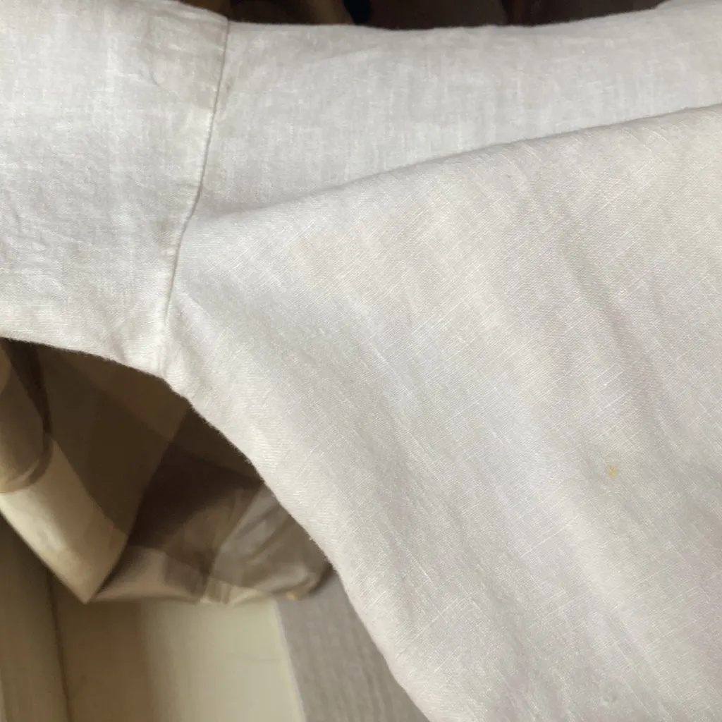 Zara linen white top - Image 10