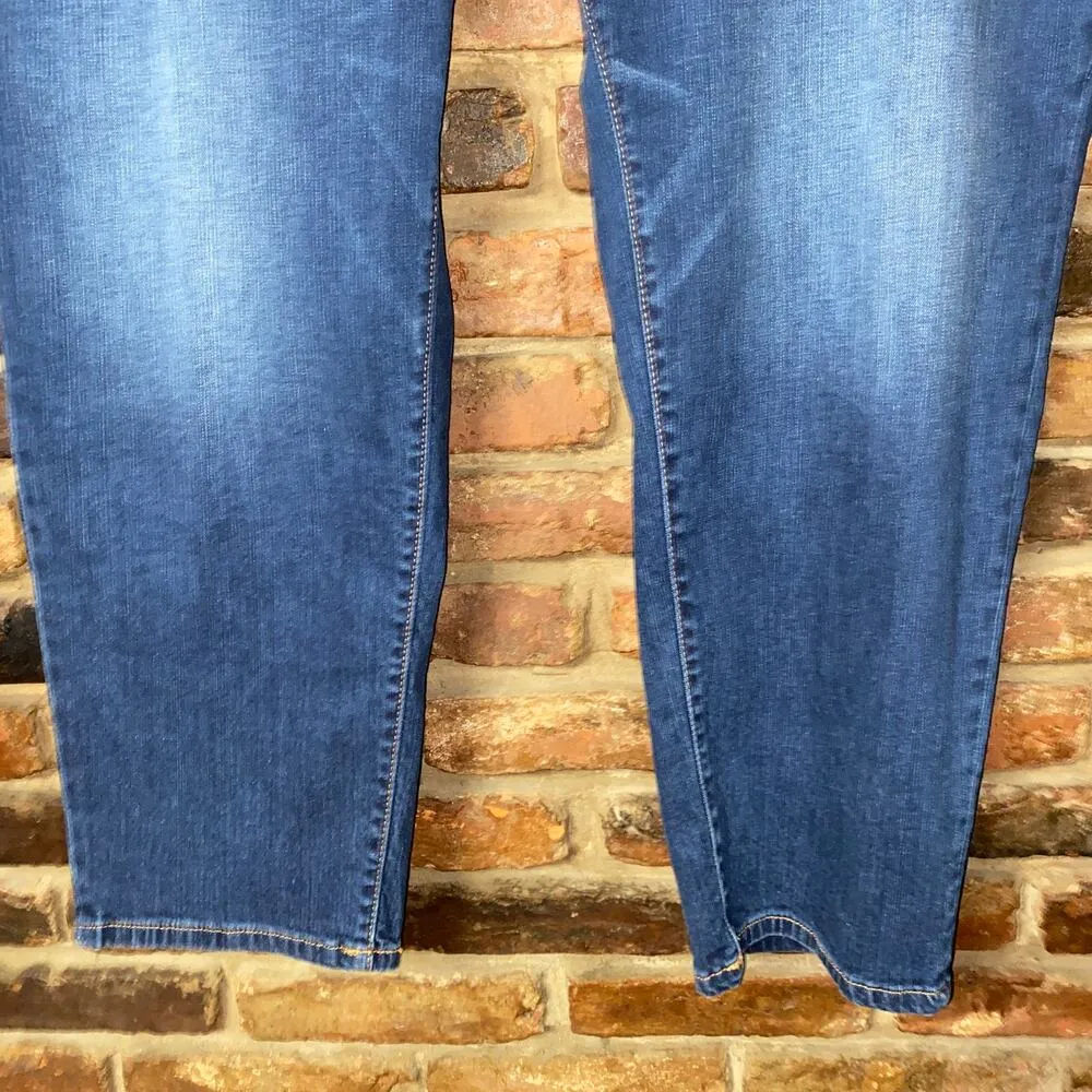 NWT Torrid Undercover Dark Blue Denim Boyfriend Straight Mid Rise Jeans Size 26 - Image 5