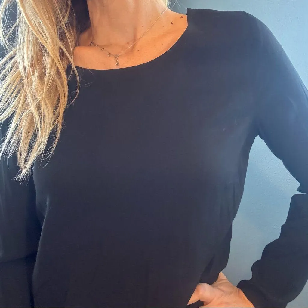 Wayf Black Long Sleeve Dress size Medium - Image 5