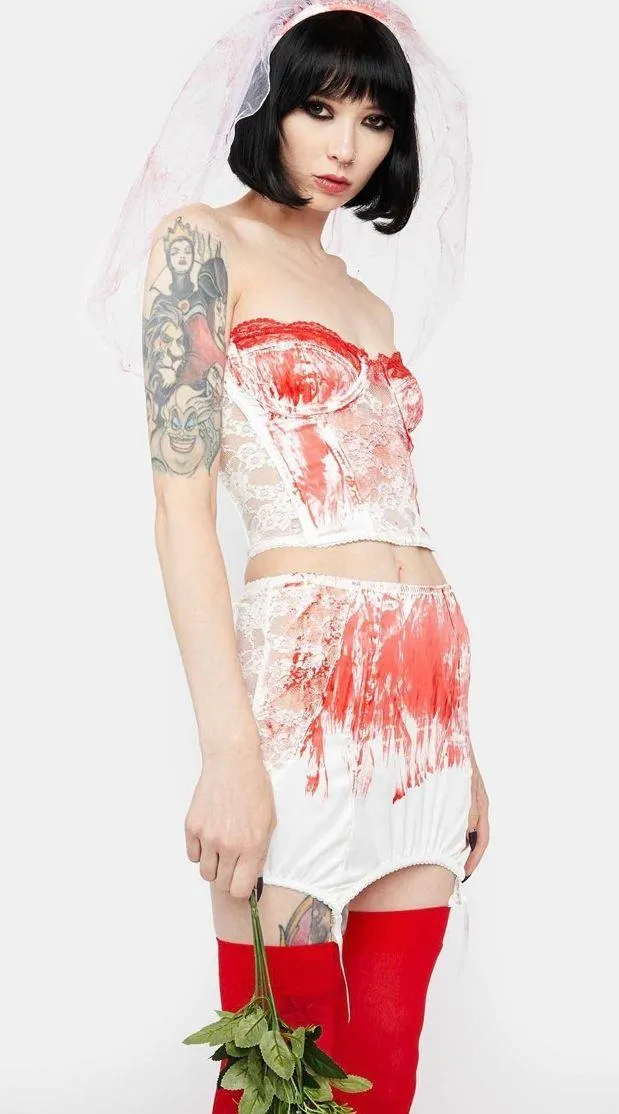 Dolls Kill Bloody Bride Costume - Image 2