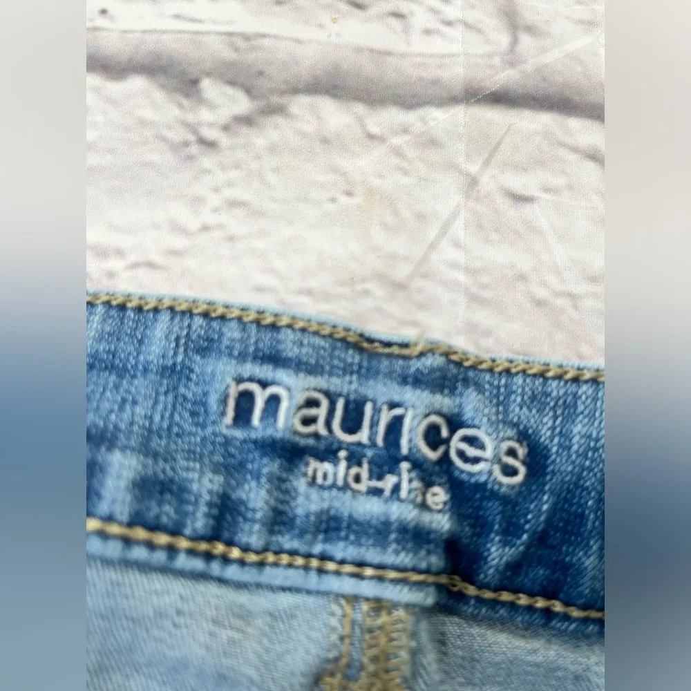 Maurices Plus Size DenimFlex Medium Plaid Cuffed Jegging size L - Image 3