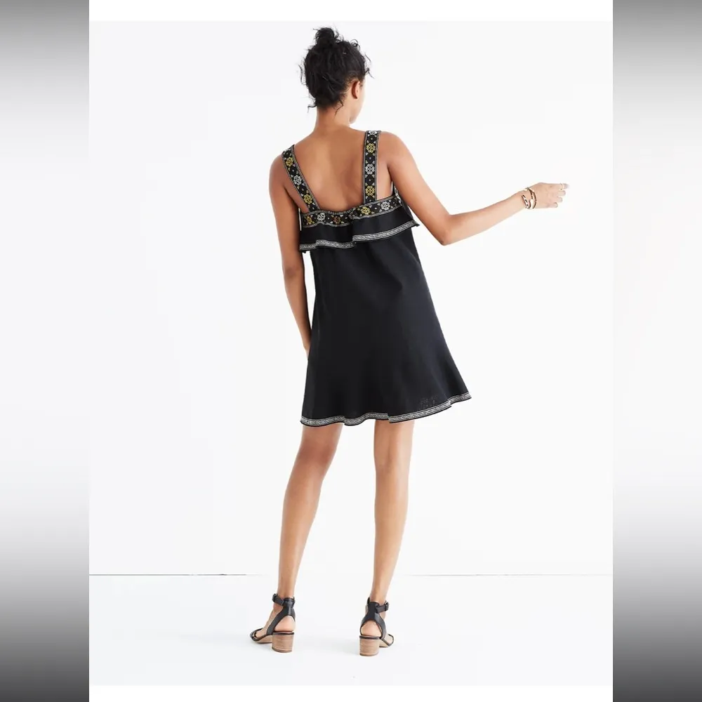MADEWELL Embroidered Tier Dress M - Image 3