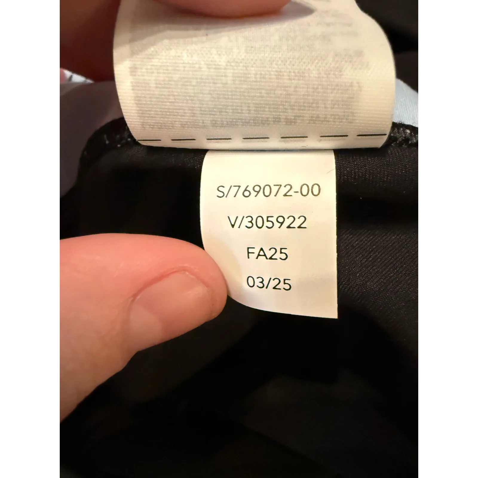 Athleta NWT Elation Sport 7/8 Tights Women's Small Black Blue Stripe Activewear - Image 6