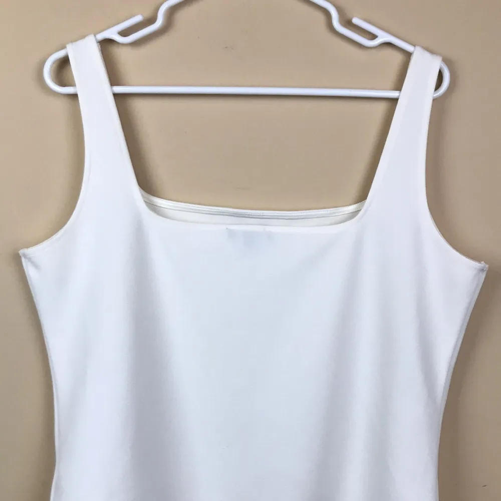 EXPRESS  Women’s White Square Neck Tank Top Bodysuit - Image 5