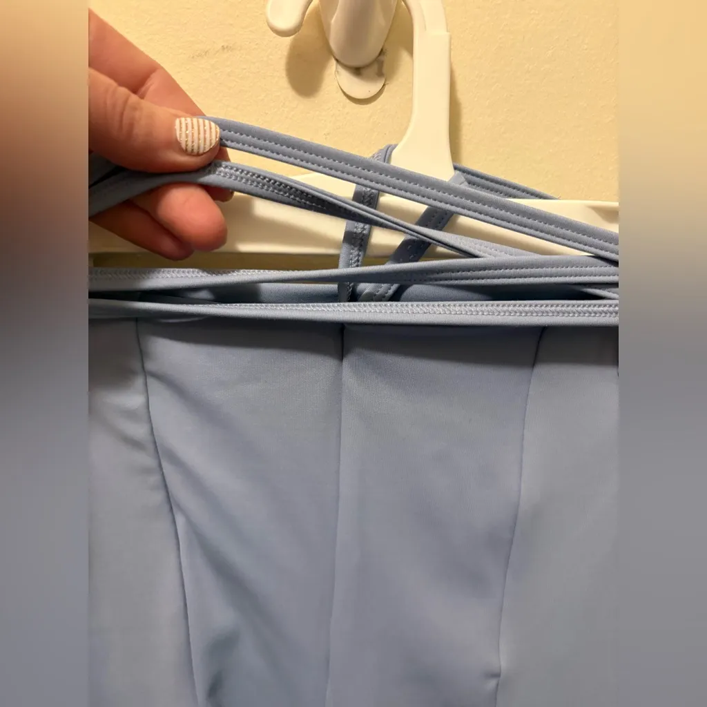 Port de bras Barcelona high waist tie leggings light blue‎ sz small Blue - Image 6