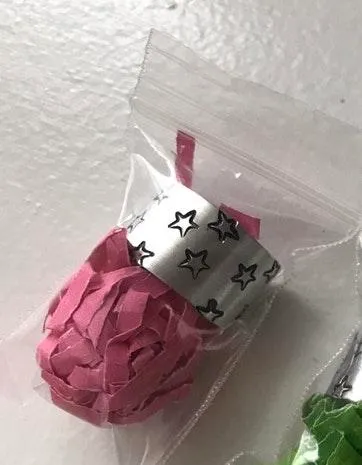 Star Patterned Thumb Ring Silver - Image 2