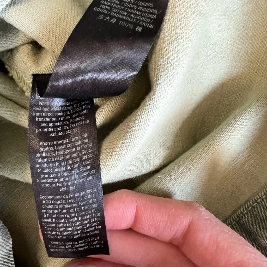 NWOT Miss Selfridge Camo Jacket Womens 2 Shacket Shirt Top Green Camouflage NEW - Image 6