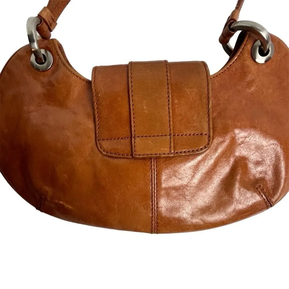 Kenneth Cole New York Women's Brown Leather Shoulder Bag Small - Image 12