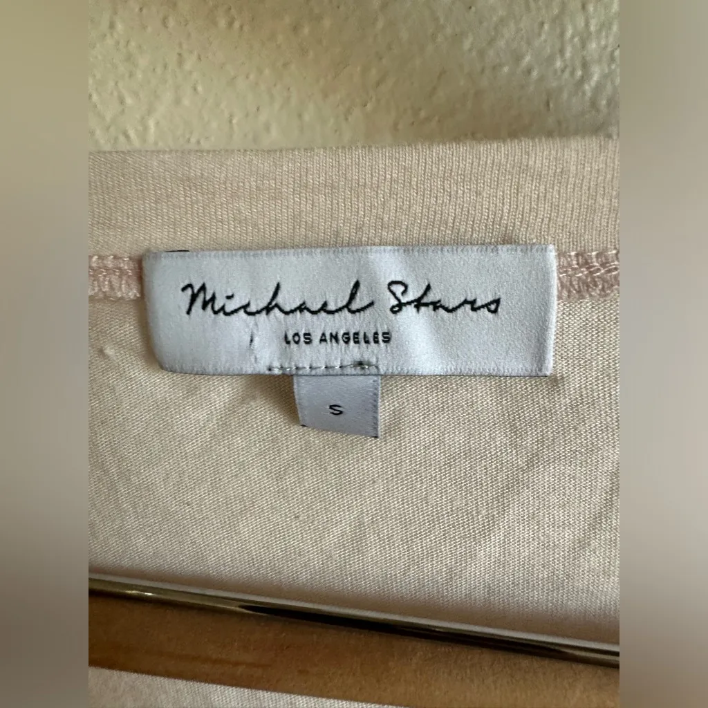 Michael Stars long sleeve light pink Tshirt - Image 3