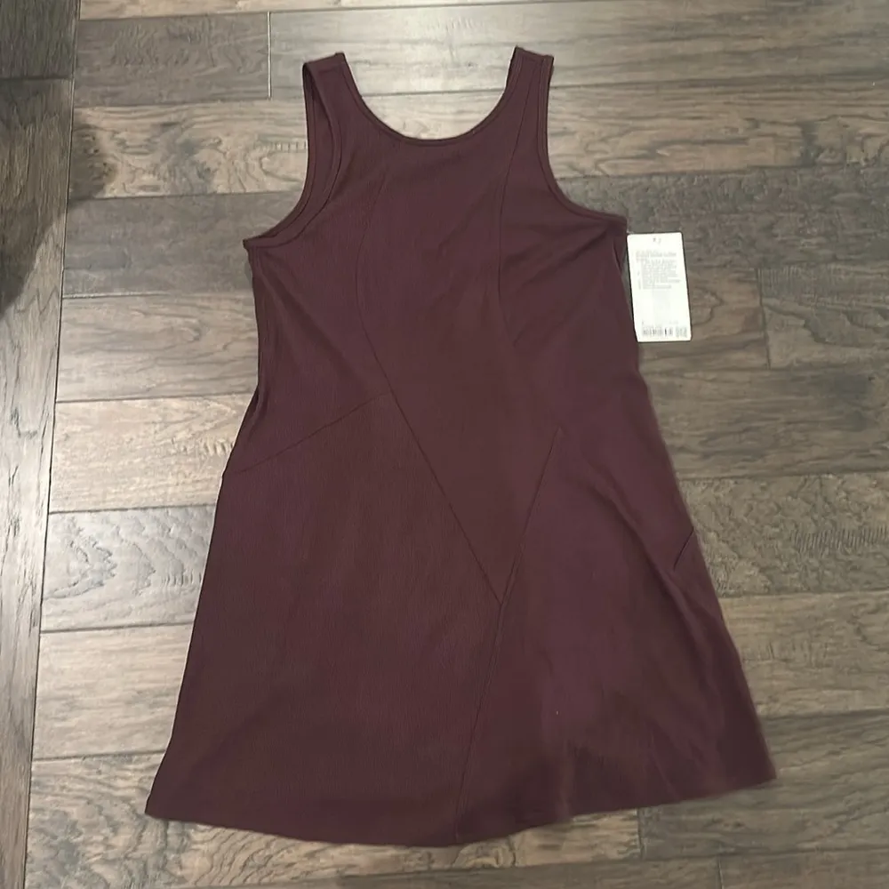 NWT Lululemon Ribbed Modal Cotton Dress Sz 8 - Image 9