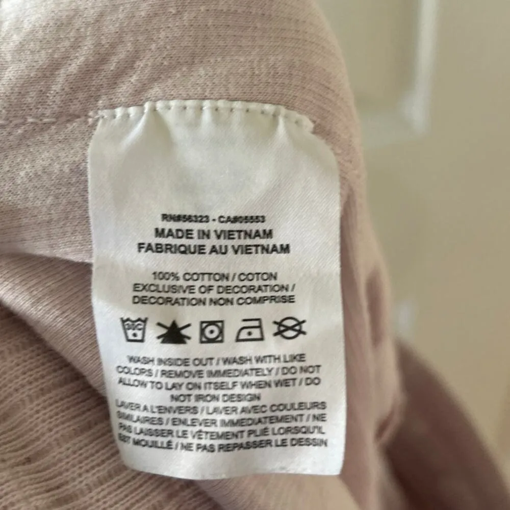 Nike Light Pink Ribbed Pull On Cropped Wide Leg Lounge Pants - Image 7