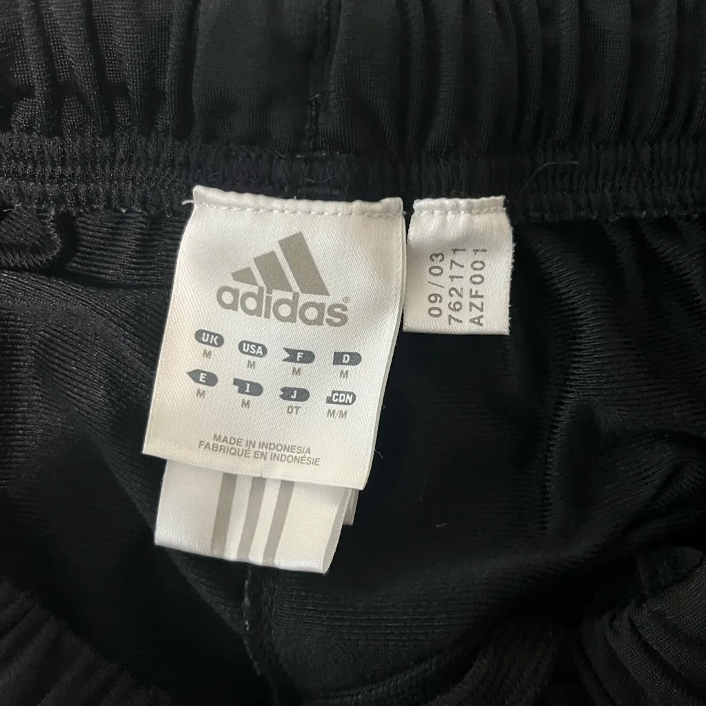 Adidas Black Jogger Sweatpants M Coral Stripe Streetwear Athletic Lounge Track - Image 11