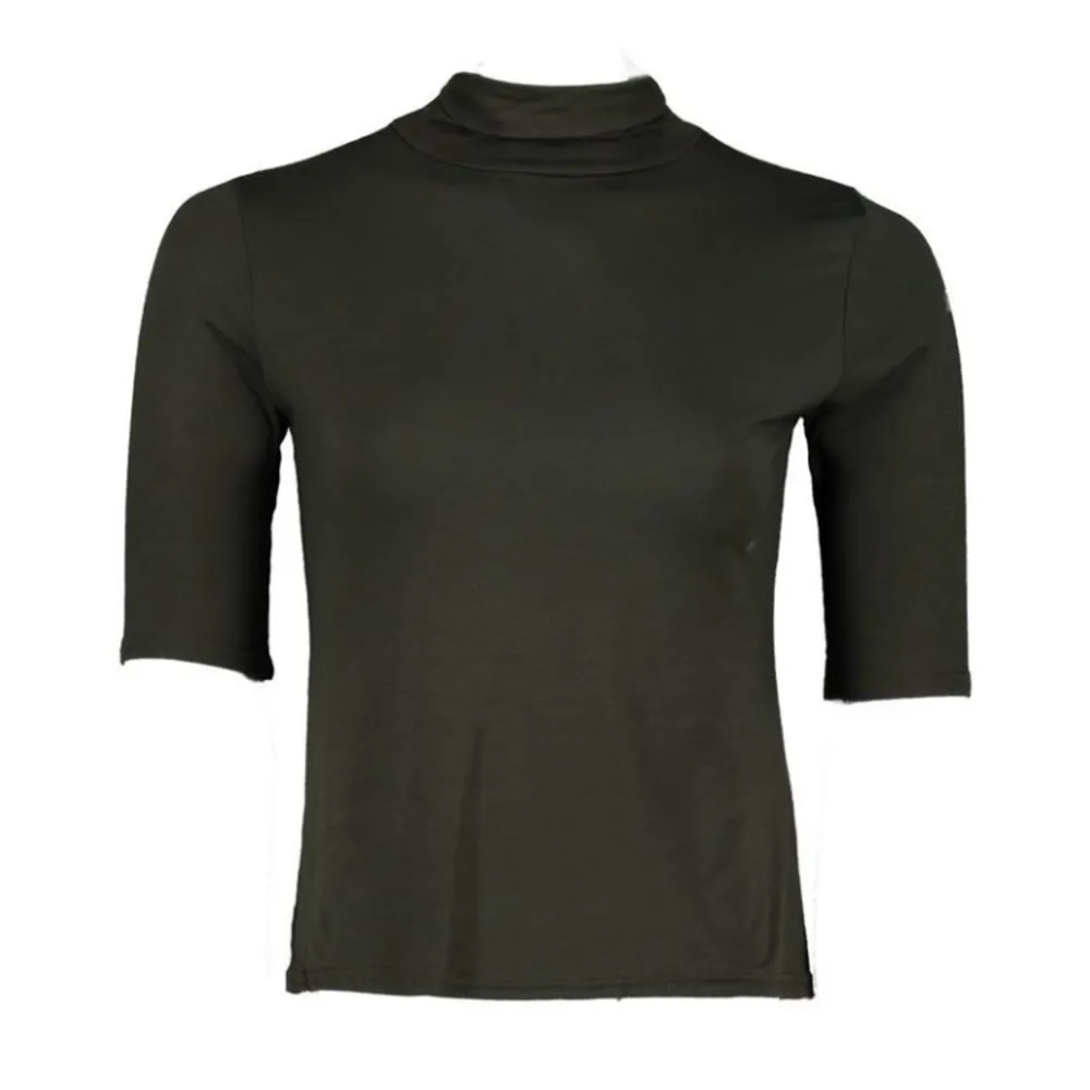 NWT!! Boohoo Gray Lara Cropped Sleeve Turtleneck sz 8 - Image 7