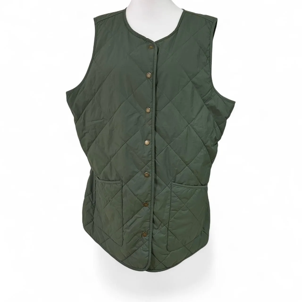 Duluth Trading Co. Quilted Vest Green Size XL - Image 2