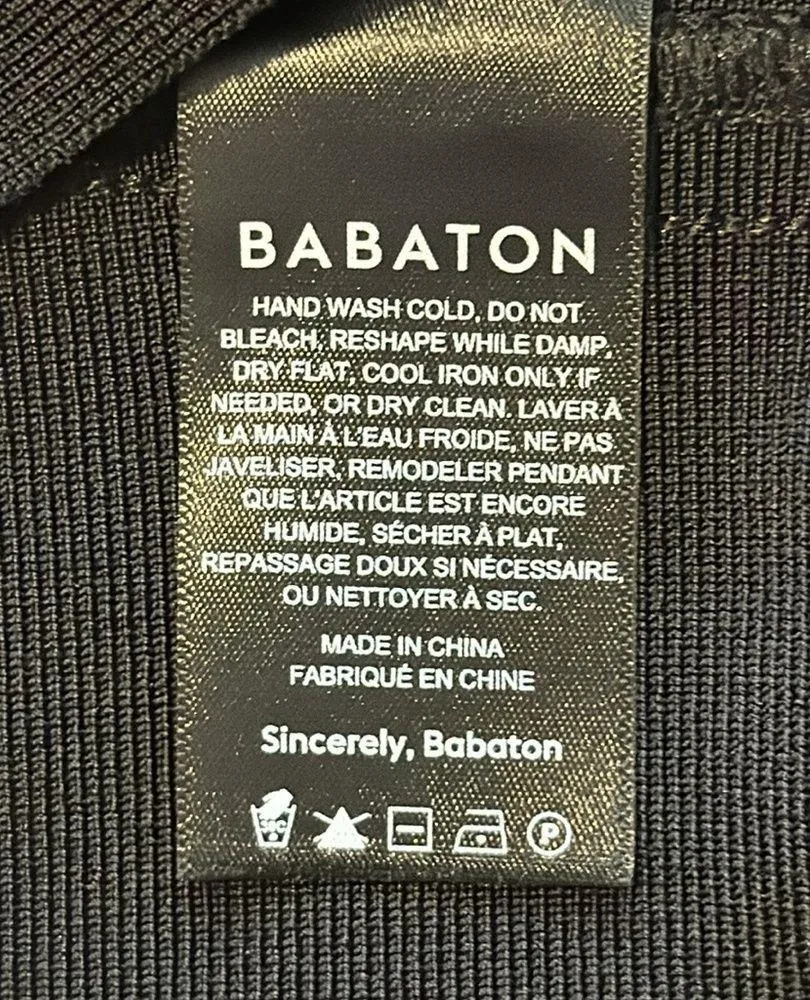 BABTON SANTANA KNIT MINI DRESS Sz: S - Image 12