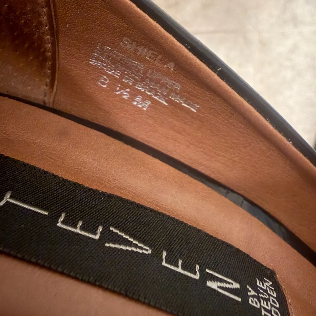 Steve Madden Black Genuine Leather Heels - Image 6