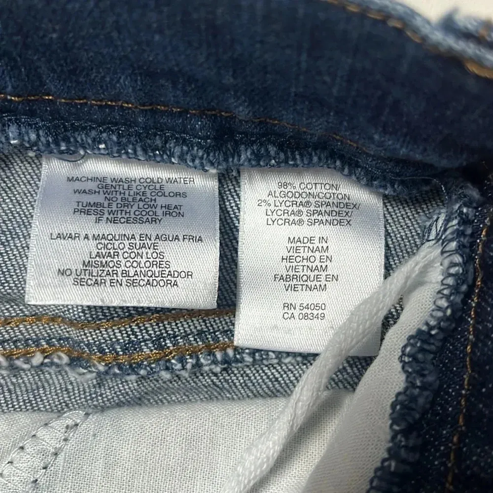 Jones New York signature stretch jeans size 12 cotton blend pockets - Image 16