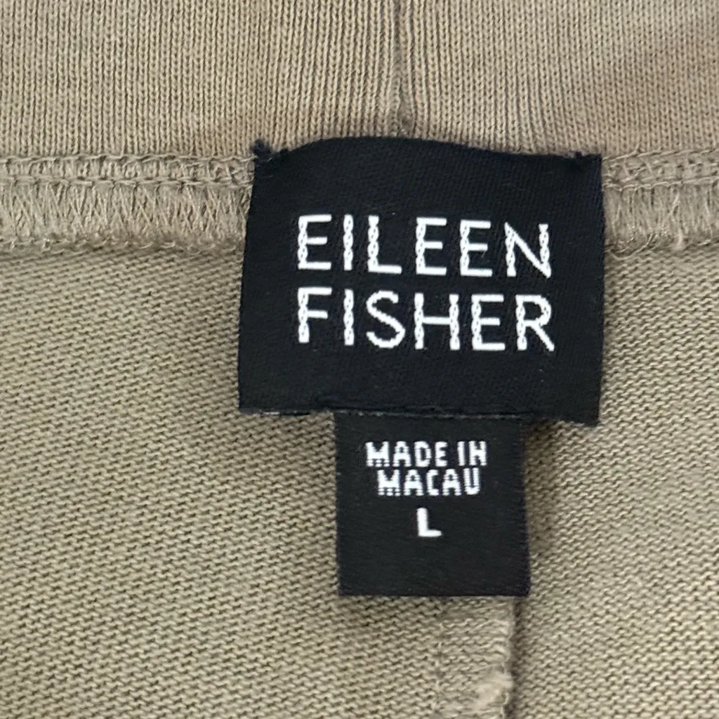 EILEEN FISHER Taupe Sweatpants Size Large - Image 13