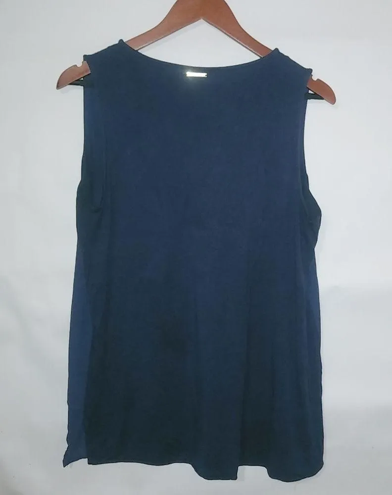 Michael Kors L Navy Sleeveless Top - Image 6