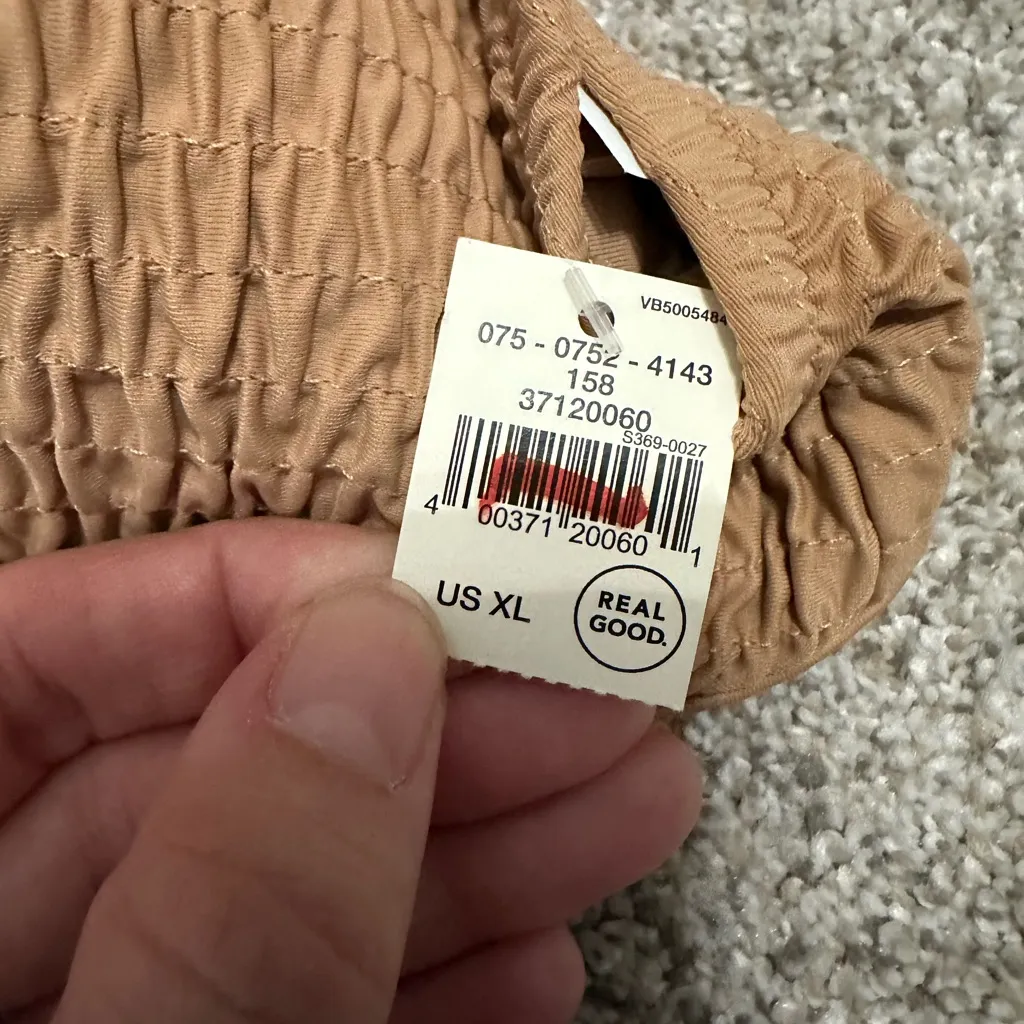 Aerie Tan Textured bikini top - Image 2