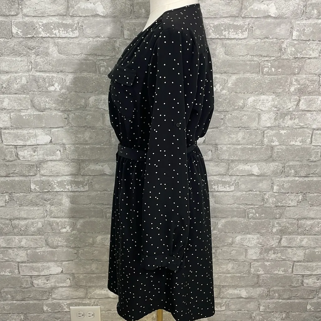 Mossimo Supply Co. Black Dress with White Dots Size M - Image 3