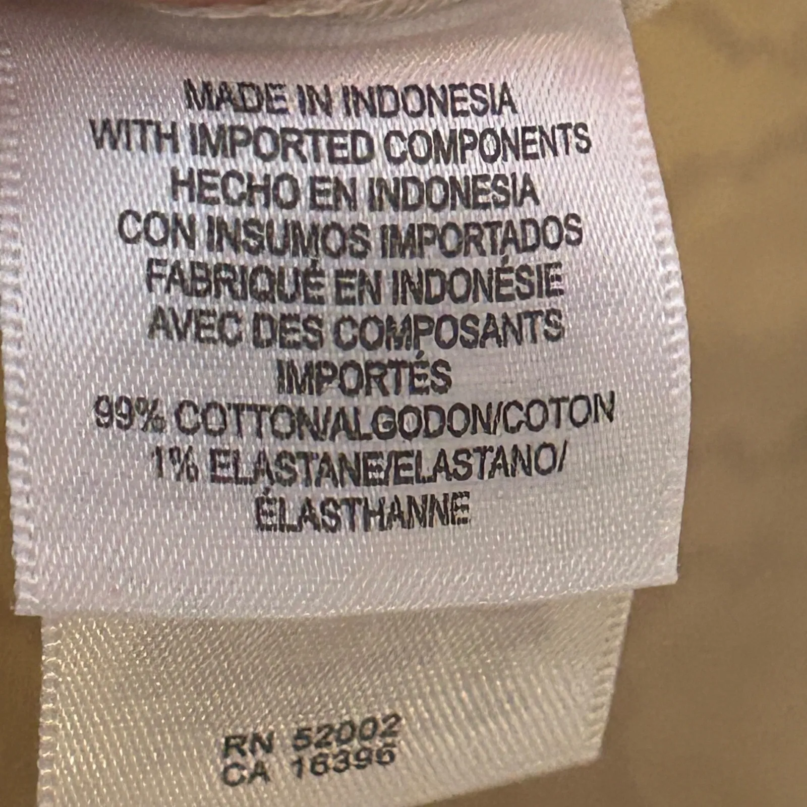 Liz Claiborne Jackie Pants Womens Size 10 Beige Geometric Print Straight Leg - Image 6