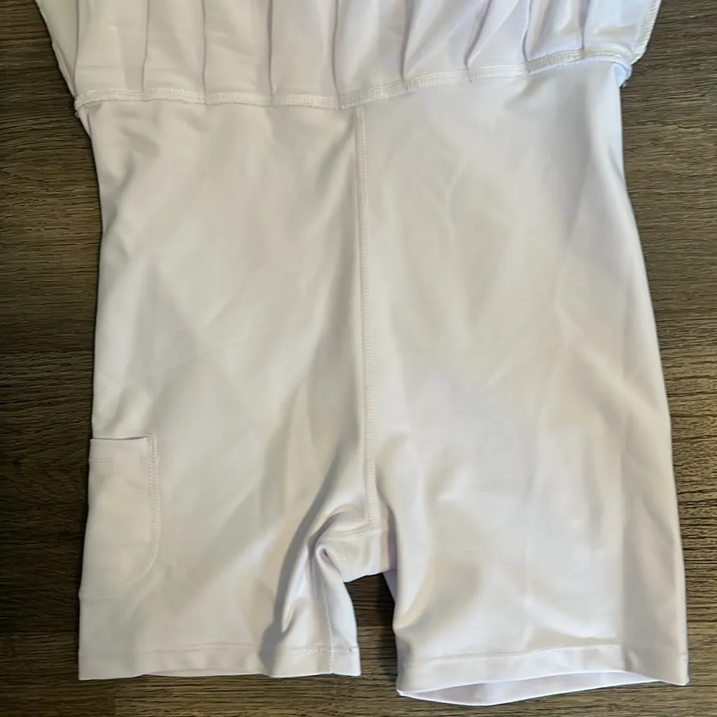 Sage Collective White Sleeveless Tennis Athletic Activewear Dress - Image 12