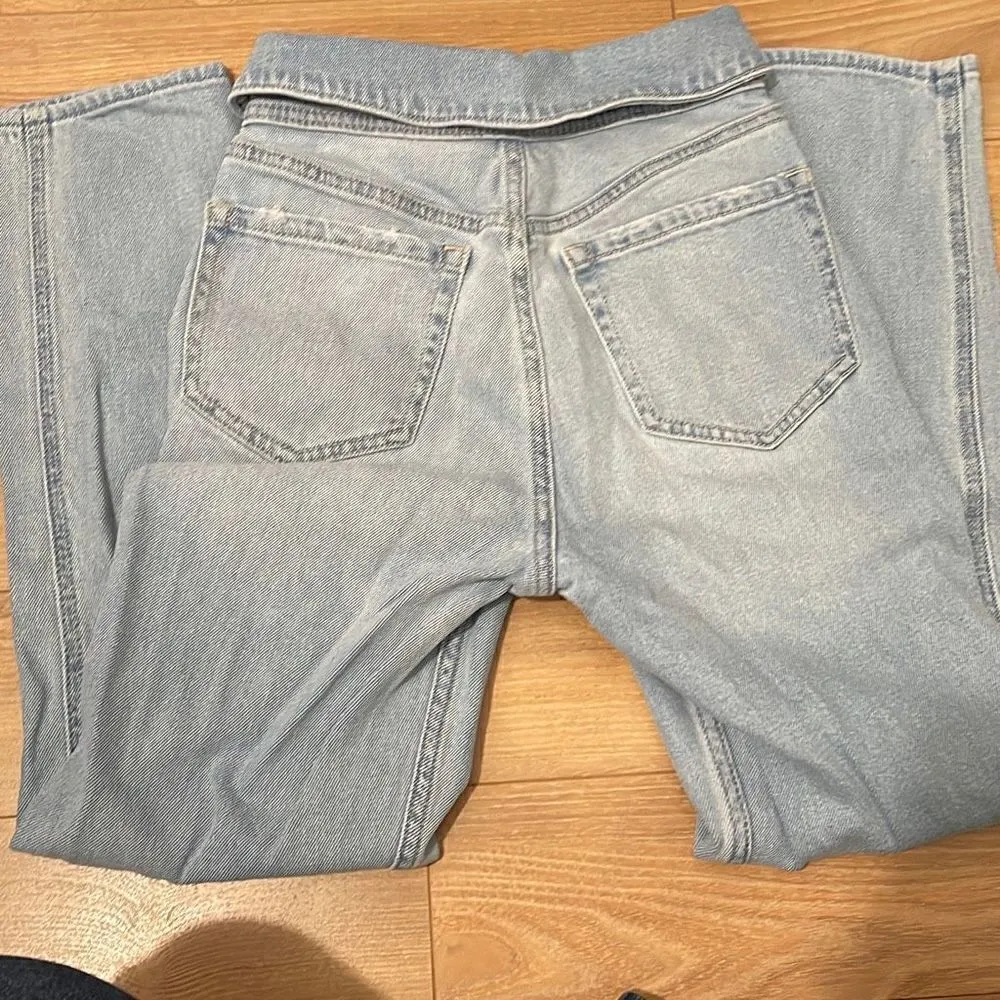 Hollister foldover mom jeans size 23 - Image 3