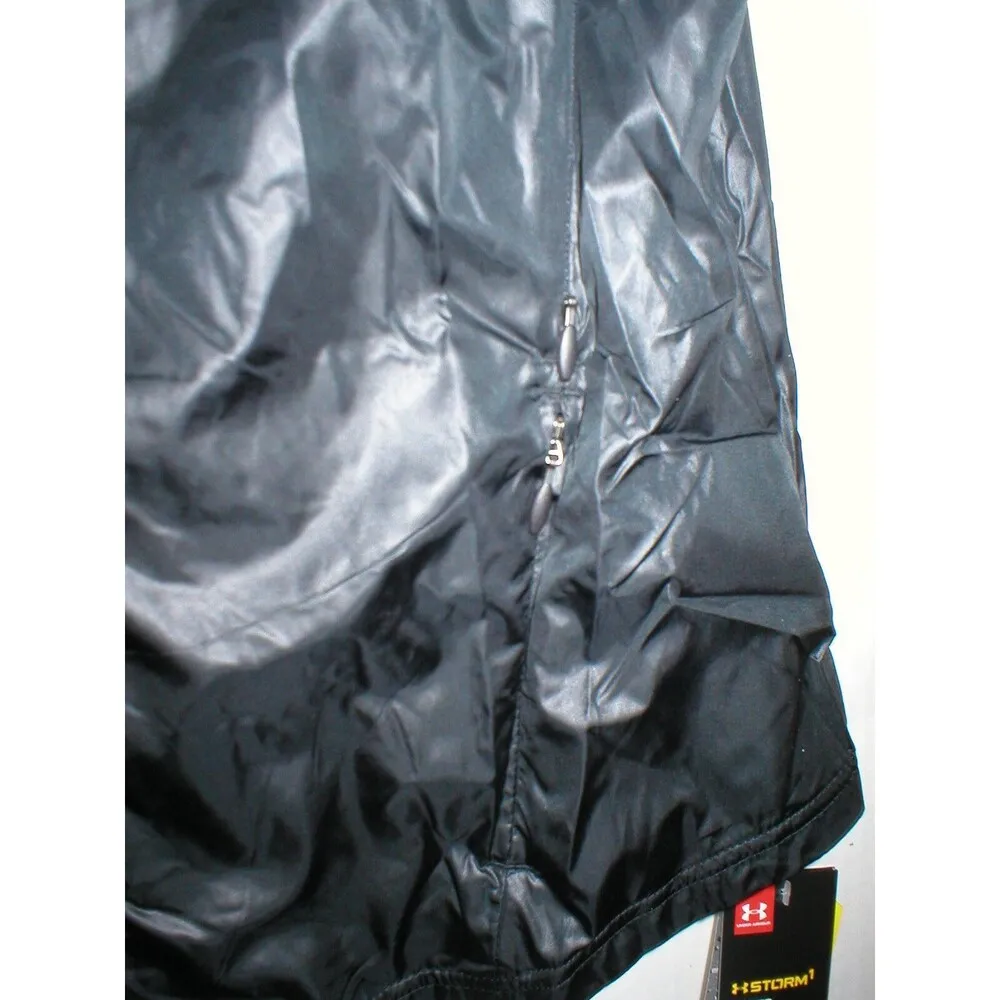 New Womens Under Armour Vest NWT Storm Black M Reflective Run Water Resistant Size M - Image 8