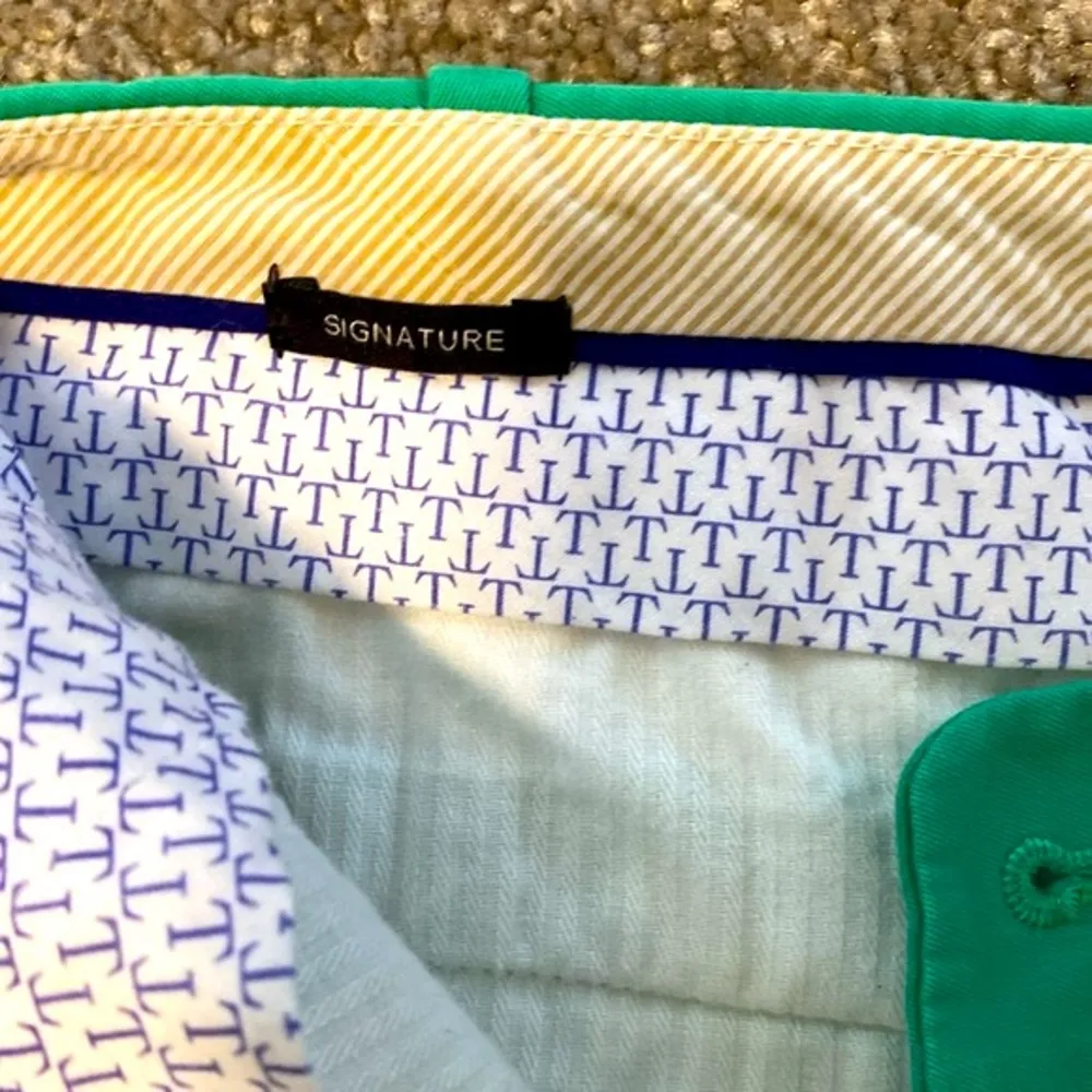 Talbots| Green signature cropped trousers - Image 5