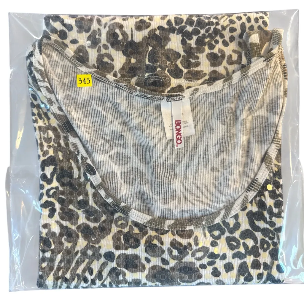 Bongo  Animal Print‎ Tank Top - Black and Brown - Image 6