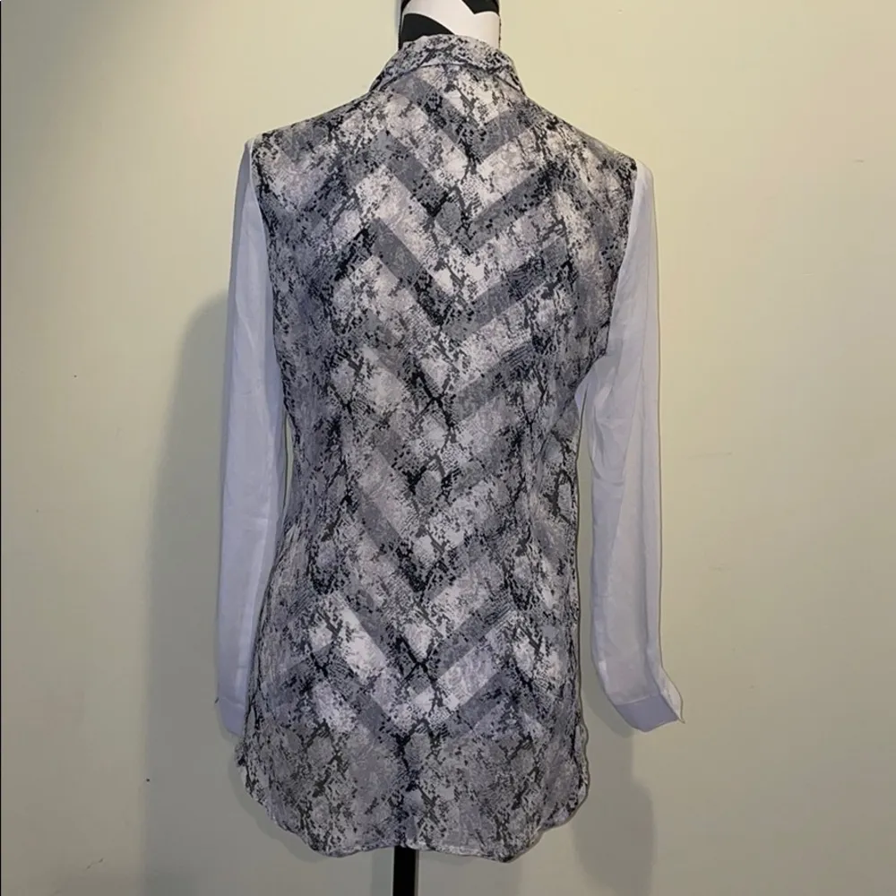 Women’s Ambiance Apparel Button Down Shirt - Image 4