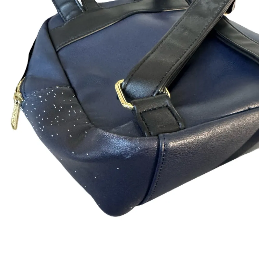 Loungefly Navy Fairy Wishes Do Come True Mini Backpack with Starry Design Disney - Image 6