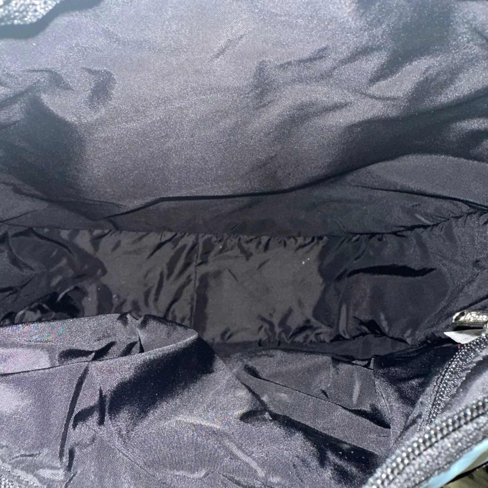 LeSportsac Rebecca Top Zip Lightweight Hobo Messenger Crossbody Travel Bag Blue - Image 9