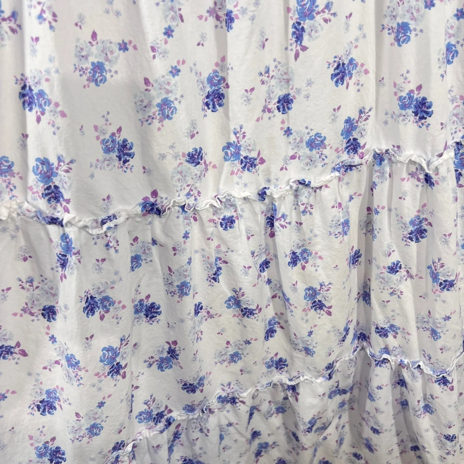 LoveShackFancy x Target Prairie Maxi Dress‎ XLFloral Puff Sleeve Lace Ruffle Hem - Image 8