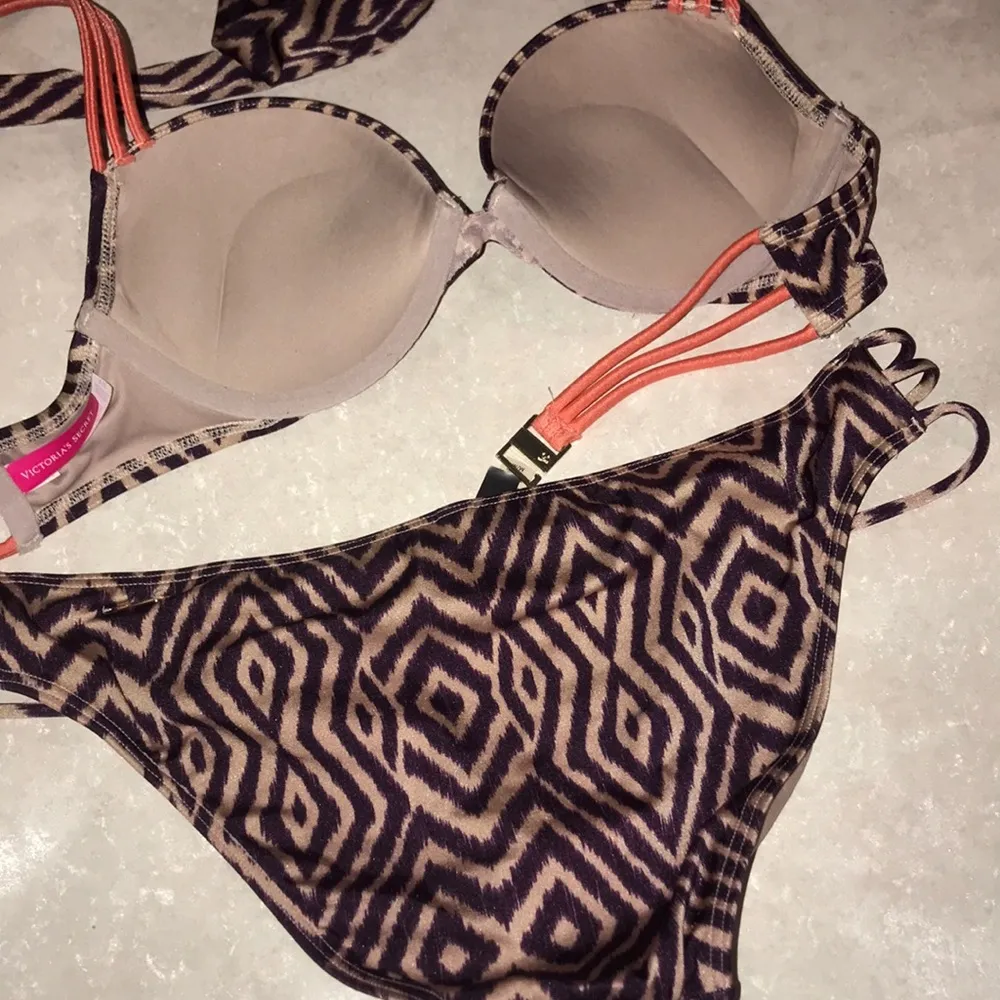 34B- -NEW RARE PRINT Victoria's Secret Swim BOMBSHELL BIKINI - Image 10