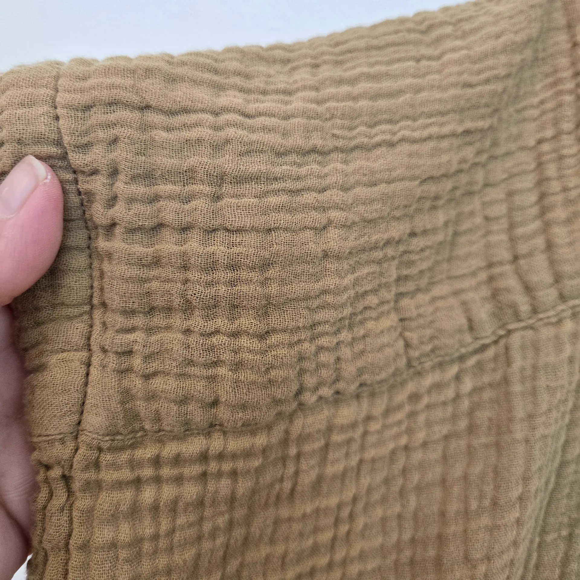 Acacia Swimwear Olive Green Oahu Oversized Dress Coverup Women's Large Yellow - Image 12