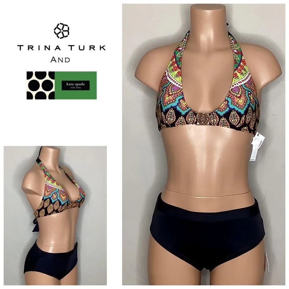 New. Trina Turk and Kate Spade bikini set. Small. - Image 2