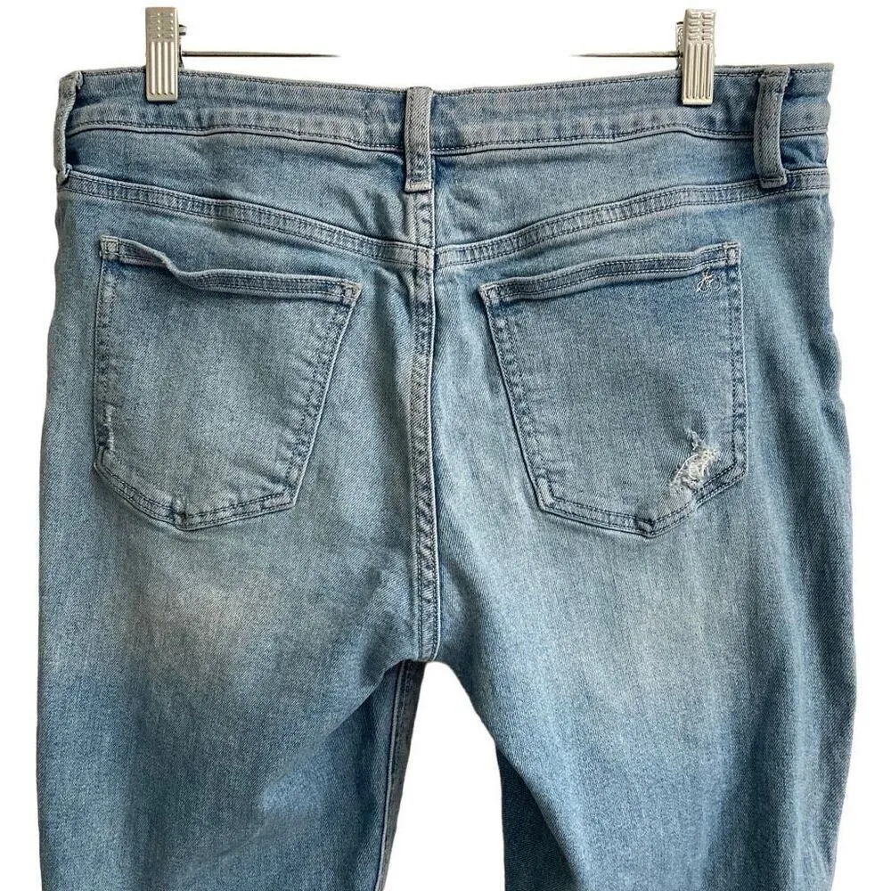 Sam Edelman The Mary Jane Boyfriend Button fly Straight Denim Jeans Womens 30 ￼ - Image 4