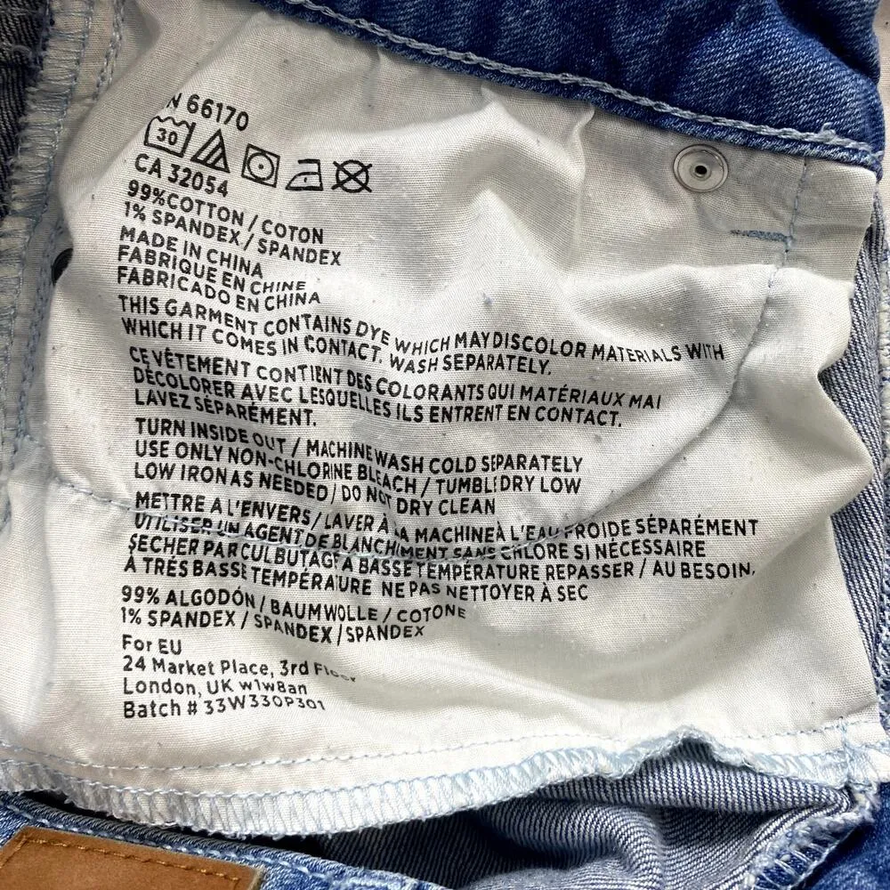 BDG High Rise Erin 5 Pocket Shortie Denim Jean Shorts Size 26 - Image 5