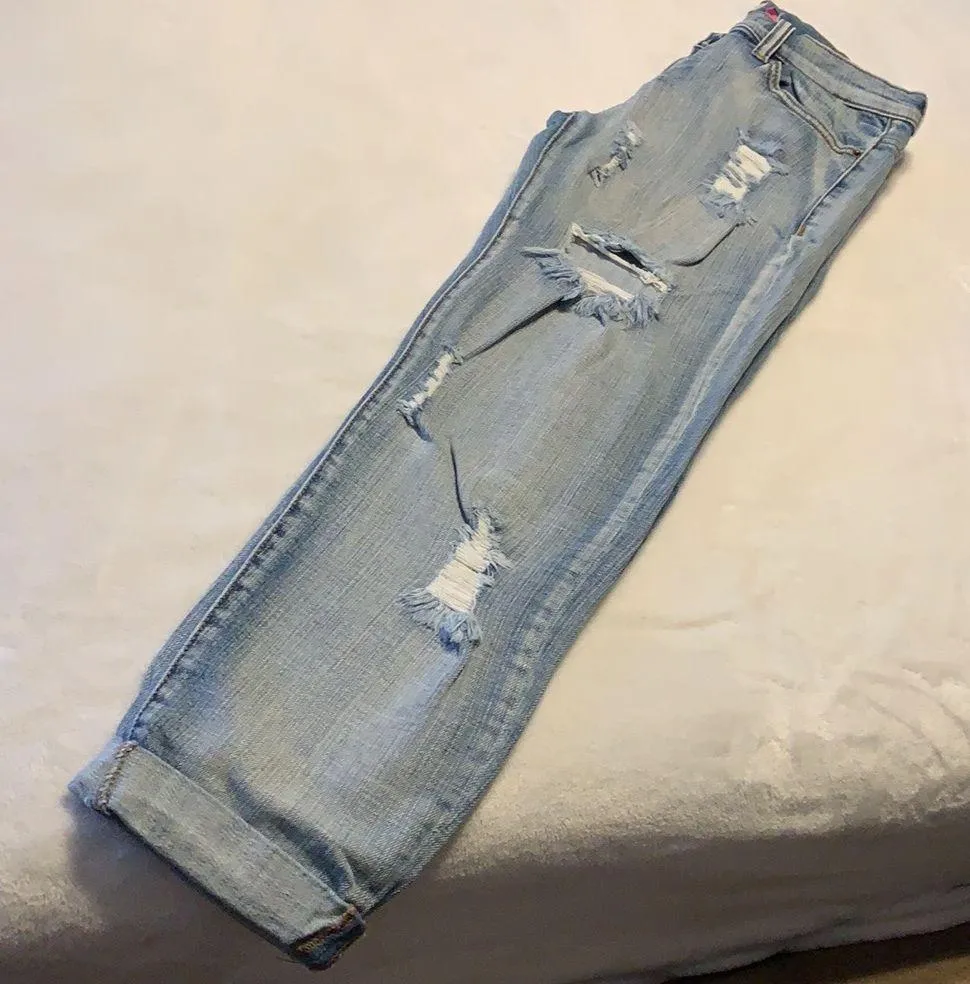 Ripped Boyfriend Jeans - Image 2